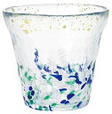 アデリア(ADERIA) 津軽びいどろ 氷華金彩 ロックグラス 宵 300ml 日本製 専用木箱入 ハイボール ウイスキー ビール 日本酒 焼酎 おしゃれ ブラ...