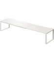 山崎実業(Yamazaki) 伸縮洗濯機排水口上ラック ホワイト 約W38.5~64XD15XH12cm プレート 防水パン 収納ラック 排水口カバー 4969