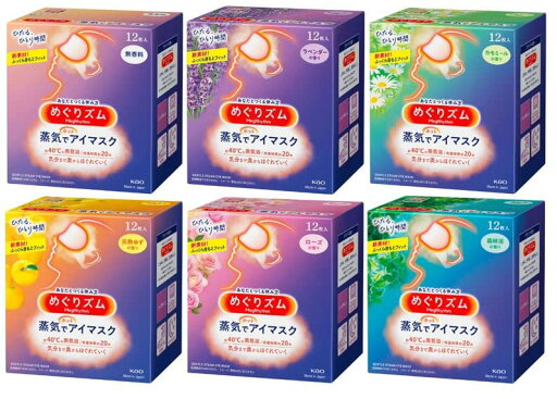 お試し 花王 めぐりズム 蒸気でホットアイマスク 6種各1枚セット お試し 花王 めぐりズム 蒸気でホットアイマスク 6種各1枚セット