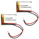 Octelect 2個 3.7v バッテリー 550mAh for Sena SMH5 モーターサイクルBluetooth ヘッドセットバッテリー交換Sena SMH5-FM SMH5D SPH10H-FM バッテリー部品番号(P/N):ICP40 / 25 / 40PはNextbase 312GW HDレコーディングD
