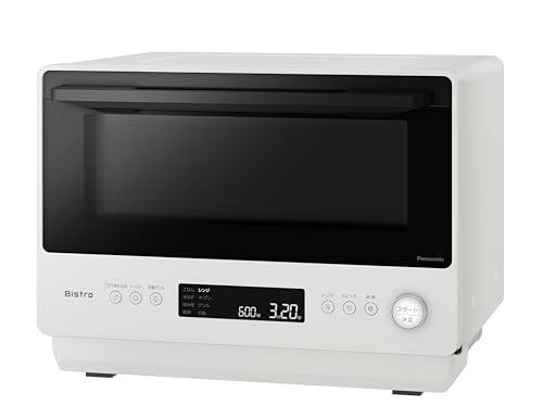 パナソニック ビストロ オーブンレンジ 26L 赤外線センサー スピードあたため ホワイト NE-BS5C-Wのサムネイル