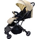JTC BABY スマイビーNEO ベビーカー a型 b型 ab型 軽量 コンパクト ハイシート リクライニング可 折りたたみ (ベージュ)