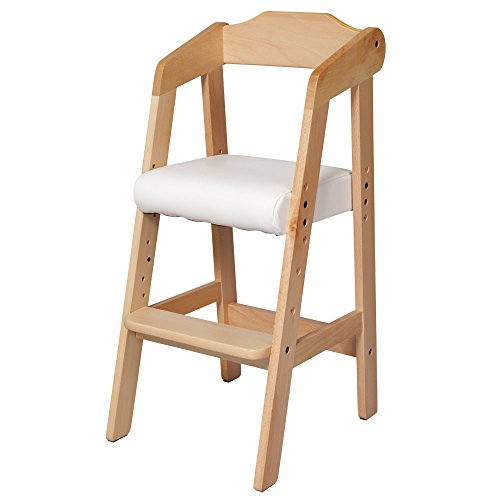 キッズチェア 木製椅子 ハイチェア 3段階調節可能 幅35×奥行41×高さ78.5cm キッズチェア 木製椅子 ハイチェア 3段階調節可能 幅35×奥行41×高さ78.5cm