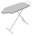 山崎実業(Yamazaki) スタンド式 人体型アイロン台 アルミコーティング 約90X37X25~78cm ボタンプレス機能 13段階高さ調節 7317