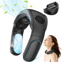 Favoreal ネッククーラー 冷却プレート付き ネックファン 首掛け扇風機【2025新版 大風量&強冷感3段階調節 LEDディスプレイ 5000mAh大容量バッテリー】冷却ファン 瞬間冷却 USB充電式 長時間連続