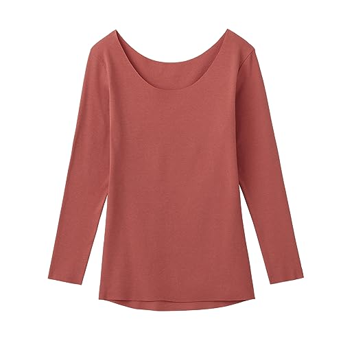 [グンゼ] 長袖インナー 綿混 裏起毛 吸湿発熱 あったかインナー HOTMAGIC ホットマジック MH7846P レディース ローズピンク