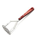 トラモンティーナ 木柄ポテトマッシャー ポリウッド 29cm レッド 食洗機対応 軽量 耐久性 天然木 ブラジル製 21159/170 TRAMONTINA