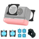 TMOM 【2セット】Insta360 ONE RS用レンズカバー 360度レンズ用 粘着式レンズ保護フィルター 透明カバー 保護ケース 粘着式レンズ保護フィル...
