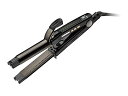 ヴィダル サスーン カール&ストレート 2WAY ヘアアイロン マジックシャイン 32mm スチーム 5段階温度調節 ポータブルポーチ付き ブラック VSS-8...