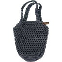 オカ(OKA) PLYS つるして収納 トート Sサイズ グレー (かご バッグ 手編み)