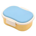 mii 食べる量に合わせて容量が変えられる 子供 お弁当箱 軽い 保冷剤一体型フタ W15.4×D12.2×H5.8cm 280-430ml 保育園 幼稚園 小学生 男の子 女の子 女性 仕切り付き 簡単クリップ 青 ブルー 日本製