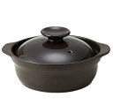 TAMAKI サーマテック一人用 IH対応 超軽量IH土鍋 6.5号チャコールグレー 23×20×高さ11×底直径15.7cm 使いやすい 軽い 陶器 800ml T-960301