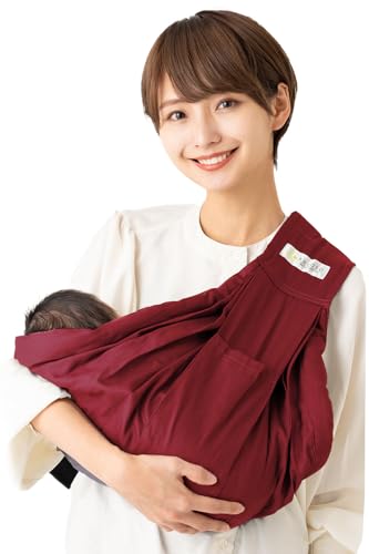 (ケラッタ) u-sling ベビースリング 新生児 から成長に合わせて使える6WAY 抱っこひも 横抱き (d. ボルドー) (ケラッタ) u-sling ベビースリング 新生児 から成長に合わせて使える6WAY 抱っこひも 横抱き (d. ボルドー)