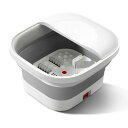 GOQRAQ フットバス 保温機能付き 足湯 折りたたみ式フットバス 電動式 折り畳みフットバス 足湯バケツ 蓋付き バブル機能 コンパクト収納 省スペース 足浴桶 足湯器家で足湯 父母ギフト 敬老