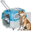 プチリュバン 【IATA基準クリア】プレミアム ペットキャリーバッグ 天井トビラ付き・ハンドル付き PM70 LL 外寸:横55×高さ49×奥行71.5cm 小・中型犬用