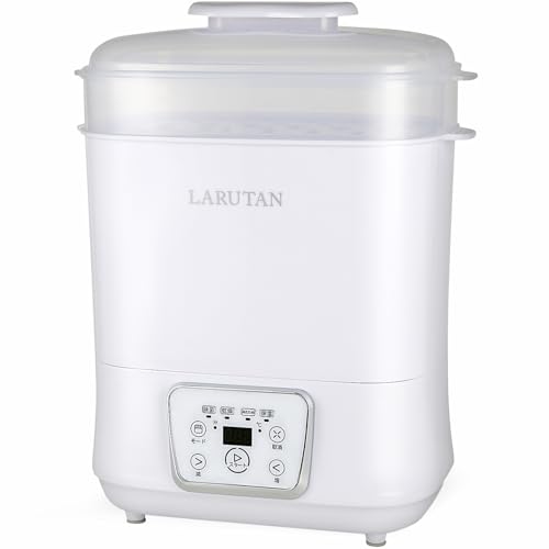 哺乳瓶除菌乾燥機 ミルクウォーマー 哺乳瓶乾燥 除菌 スチーム除菌 哺乳瓶洗い 保管ケース LARUTAN 日本語説明書付き PSE取得 (ホワイト) 哺乳瓶除菌乾燥機 ミルクウォーマー 哺乳瓶乾燥 除菌 スチーム除菌 哺乳瓶洗い 保管ケース LARUTAN 日本語説明書付き PSE取得 (ホワイト)