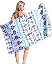 【Blue Giraffe】ビーチタオル スーパーソフト スイムタオル マイクロファイバー バスタオル 160x80CM 旅行 超吸水 防砂 大判 薄型 大きい...