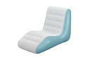 Bestway Leisure Luxe Chaise Lounger エアソファ エアチェア ハンドポンプセット 1人用 1.33m x 79cm x 88cm 75127+62002