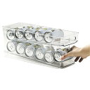 Asdays 缶ビール 収納 ストッカー 缶ホルダー 冷蔵庫用 収納ラック ビール収納 冷えたまま取り出しやすい スッキリ (小サイズ)