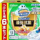 【 】 スクラビングバブル トイレ掃除 トイレスタンプ 最強 抗菌 エレガンスフラワーの香り 詰め替え用 6本(36スタンプ分) トイレ洗剤 トイレ洗浄剤 トイレ 掃除 付け替え用 まとめ買い(3)