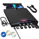 ブルーレイドライブ 外付け ブルーレイプレーヤー USB3.0&Type-C両接続 ブルーレイドライブ BD/CD/DVD プレーヤー 再生/読み込み Blu-...