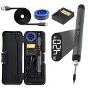 zmart USB はんだ ごて ミニ 小型 はんだごて セット ポータブル 家庭用 タイプC インターフェース 800mAh バッテリー 温度調節 可能