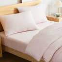 Housecover 布団カバー シングル 3点セット 寝具カバーセット【水洗い加工&超柔らかい】掛け布団カバー 洋式ベッド・和式布団兼用 ボックスシーツ 洗いざらしシワ加工 やわらか 肌触り 吸水(3)