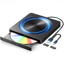 【2024新·USB3.0高速転送】CD DVDドライブ 外付け US...(2)