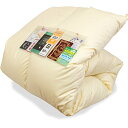 安眠工場 上質羽毛布団 綿100%生地 シングル【羽毛量1.3kg】エクセルゴールド認定品質 ホワイトダウン90% ダウンパワー350dp以上(かさ高性145m...