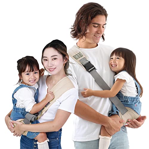 【保育士推奨】W'hip 超軽量コンパクト 140g ヒップシート ベビースリング 抱っこ紐 収納袋付(ビスケット)簡単 肩掛け スリング 腰すわり~20kgまで 【保育士推奨】W'hip 超軽量コンパクト 140g ヒップシート ベビースリング 抱っこ紐 収納袋付(ビスケット)簡単 肩掛け スリング 腰すわり~20kgまで