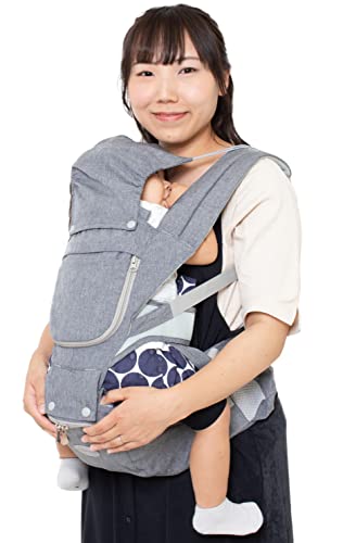 ヒップシート 抱っこ紐 【保育のプロも推薦】 補助ベルト付き ヘッドレスト シート 収納 ベビーキャリア おんぶ紐 赤ちゃん 20kg ラウチェ 日本語説明書付き (グレーカバー付) ヒップシート 抱っこ紐 【保育のプロも推薦】 補助ベルト付き ヘッドレスト シート 収納 ベビーキャリア おんぶ紐 赤ちゃん 20kg ラウチェ 日本語説明書付き (グレーカバー付)