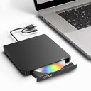 【2024革新モデル·USB3.0高速転送】外付けDVDドライブ CD...(2)