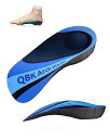 インソール QBK インソール 男女兼用の快適インソール 足底筋膜炎、アキレス腱炎O脚、X脚、踵骨棘用 日常使用 M