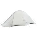 Naturehike公式ショップ テント 1人用 軽量 ソロキャンプ 登山 自立式 前室付きダブルウォール アウトドア 専用グランドシート付き 圧防風 収納袋付き コンパクト 3シーズン 防災用 キャンピン