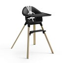 Stokke (ストッケ) クリック ベビーチェア ハイチェア 本体 食卓 赤ちゃん 椅子 ブラック ナチュラル 6か月~3歳 工具不要 拭き掃除OK 食洗機対...