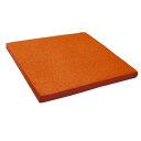 ZABURUG 高反発 クッション スクエア 座布団 60×60 厚さ5cm ラグ ラック ドビー織り (オレンジ【D-OR】)