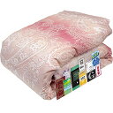 安眠工場 肌掛け(薄手) 上質羽毛布団 ダブル【柄番号R22854 ピンク色】羽毛量500g ホワイトダウン90% ダウンパワー350dp以上 日羽協4つ星エク...