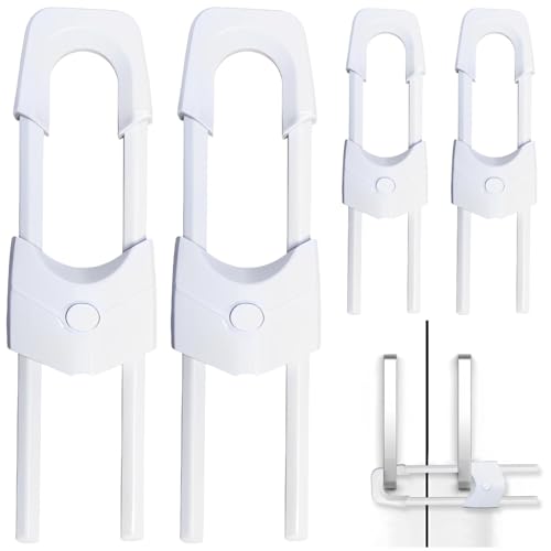 fogman ドアロック 子供 チャイルドロック ドアストッパー 後付け 鍵 工具不要 4個セット fogman ドアロック 子供 チャイルドロック ドアストッパー 後付け 鍵 工具不要 4個セット