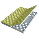 Gracewell 座布団 アウトドア コンパクト 折りたたみ サウナマット クッション 28cm×40cm 58g 軽量 携帯便利 冷気遮断 キャンプ 登山 スポーツ観戦 釣り 花見 (グリーン)