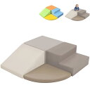 GiliMax おもちゃ ソフトブロック アスレチック ブロック キッズ大型室内遊具 滑り台 布製 クッション 子供用 幼児 保育園 クリスマスプレゼント (D...