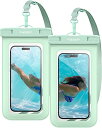 Spigen スマホ 防水ケース 小物 iPhone Pixel Xperia 最大8.2インチ対応 タッチ可能 顔認証 密封 水中撮影 お風呂 温泉 釣り 海...