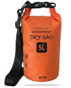 笑顔一番 ドライバッグ 防水バッグ ドラム型 新素材 防水 防塵 20L (2) オレンジ, 20L