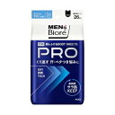 メンズビオレ 顔もふけるボディシート PRO ホワイトサボン 大判 26枚入り