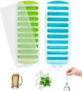 製氷皿 製氷器 スリム アイストレー スタッキング可 シリコン製氷器 蓋付き 氷トレー 小分け 冷凍保存 ソフト取り出しやすい 耐久性 DIY アイスクリーム ジュース
