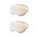 アイマスク sleep mask 睡眠用 安眠 快眠 旅行 遮光 率 99.99% (睡眠 栄養指導士 開発) 3D 立体 軽量 快適 真っ暗 目隠し…(粉/2/大/眼)