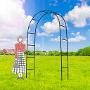 アーチ 鉄製 アーチEX 黒 1個 幅140・奥行40・高さ240 亜鉛 メッキ ガーデンアーチ フラワーアーチ ローズアーチ バラアーチ アイアン ガーデニン...