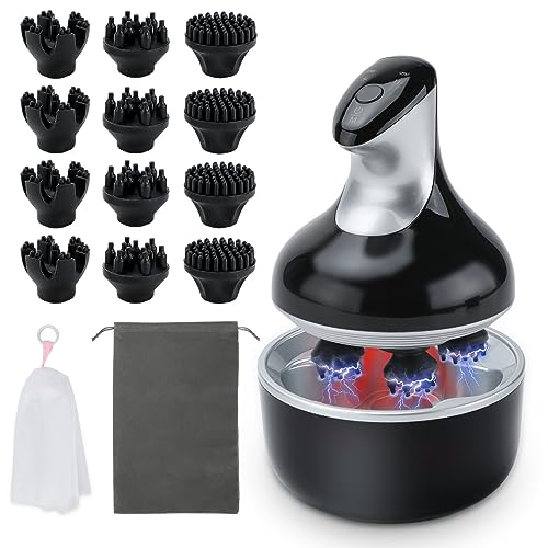 Youmay EMS ヘッドスパ 電動頭皮ブラシ 電動ブラシ HEAD SPA 電気針 赤色LED機能付き 乾湿両用 頭皮エステ フェイスケア 4種類作動モード IPX7防水 15分タイマー 3D振動 スカルプケア シャンプー Youmay EMS ヘッドスパ 電動頭皮ブラシ 電動ブラシ HEAD SPA 電気針 赤色LED機能付き 乾湿両用 頭皮エステ フェイスケア 4種類作動モード IPX7防水 15分タイマー 3D振動 スカルプケア シャンプー