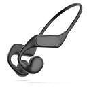 F.G.S 空気伝導イヤホン Bluetooth 5.3 耳を塞がない スポーツ マイク付き 携帯 オープンイヤー ワイヤレス 非 骨伝導 無線 耳かけ式 ぶるーとぅーす ノイズキャンセリング 搭載 両耳 2台同時接続