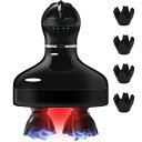 EMS ヘッドスパ 電動頭皮ブラシ 頭皮ケア 高輝度赤色LED IPX7防水 3D振動 コードレス 人間工学に基づいた設計 小型化 静音モーター お風呂 乾湿両用 全身適用 EMS HEAD SPA PRO(4)