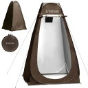 【COMFORT ZONE】 着替えテント 高さ190cm 収納袋付き 簡単設営 ポップアップテント フルクローズテント 軽量 持ち運び便利 遮光 耐水 シャワー 簡易 非常用トイレ 釣り キャンプ(4)